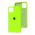 Чехол silicone для iPhone 11 Pro Max case brilliant green