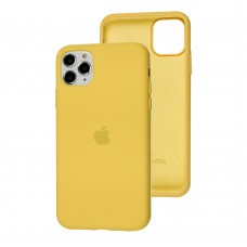Чехол для iPhone 11 Pro Max Silicone Full желтый