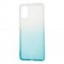 Чехол для Samsung Galaxy A51 (A515) Gradient Design бело-бирюзовый