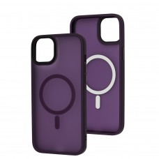 Чохол для iPhone 15 Plus WAVE Matte Insane MagSafe deep purple