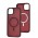 Чехол для iPhone 15 Plus WAVE Matte Insane MagSafe dark red