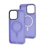 Чохол для iPhone 14 Pro Max WAVE Matte Insane MagSafe light purple