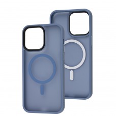 Чохол для iPhone 14 Pro Max WAVE Matte Insane MagSafe sierra blue