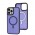 Чохол для iPhone 13 Pro Max WAVE Matte Insane MagSafe deep purple