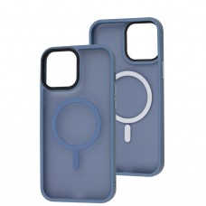 Чохол для iPhone 13 Pro Max WAVE Matte Insane MagSafe sierra blue