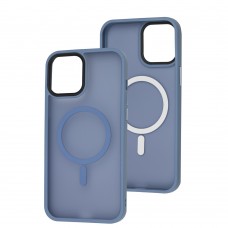 Чехол для iPhone 12 Pro Max WAVE Matte Insane MagSafe sierra blue
