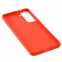 Чехол для Samsung Galaxy S21+ (G996) Wave colorful красный
