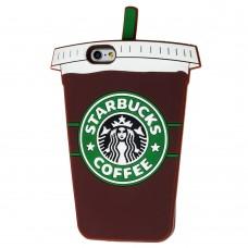 3D чехол Starbucks Frappuchino для iPhone 6 коричневый