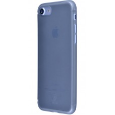 Силіконовий чохол для iPhone 7 Baseus Slim case (PC) сірий/прозорий