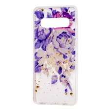 Чехол для Samsung Galaxy S10 (G973) Flowers Confetti "пионы"