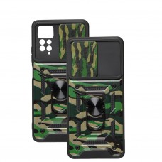 Чохол для Xiaomi Redmi Note 11 Pro Serge Ring Armor ударостійкий army green