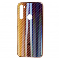 Чохол для Xiaomi Redmi Note 8 Carbon Gradient Hologram золотистий