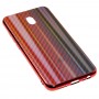 Чохол для Xiaomi Redmi 8A Carbon Gradient Hologram червоний