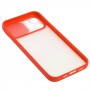 Чехол для iPhone 12 Pro LikGus Camshield camera protect красный