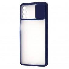 Чехол для Samsung Galaxy M51 (M515) LikGus Camshield camera protect синий