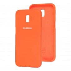 Чехол для Samsung Galaxy J6 2018 (J600) Silicone Full оранжевый