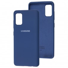 Чехол для Samsung Galaxy A41 (A415) Silicone Full синий