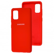Чохол для Samsung Galaxy A41 (A415) Silicone Full червоний