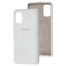 Чехол для Samsung Galaxy A41 (A415) Silicone Full белый
