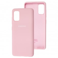 Чехол для Samsung Galaxy A41 (A415) Silicone Full светло-розовый