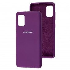 Чехол для Samsung Galaxy A41 (A415) Silicone Full сиреневый
