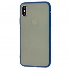 Чехол для iPhone X / Xs X-Level Beetle синий