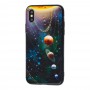 Чехол для iPhone X / Xs glass "Галактика"