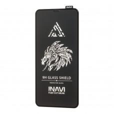 Защитное стекло для iPhone Xr / 11 Inavi Premium черное