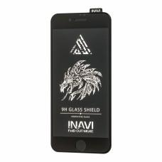 Защитное стекло для iPhone 7 / 8 Inavi Premium черное