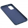 Чехол для Samsung Galaxy A02s (A025) Silicone Full темно-синий / midn blue