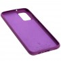 Чехол для Samsung Galaxy A02s (A025) Silicone Full фиолетовый / grape