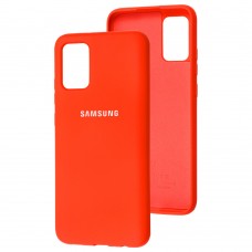 Чехол для Samsung Galaxy A02s (A025) Silicone Full красный