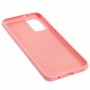 Чехол для Samsung Galaxy A02s (A025) Silicone Full розовый / light pink
