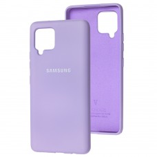 Чехол для Samsung Galaxy A42 (A426) Silicone Full сиреневый