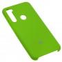 Чехол для Xiaomi Redmi Note 8 Silky Soft Touch "зеленый"