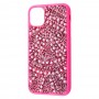 Чохол для iPhone 11 Pro Bling World Ornament Pearl Diamonds рожевий