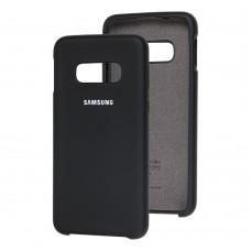 Чехол для Samsung Galaxy S10e (G970) Silky Soft Touch черный