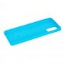 Чехол для Samsung Galaxy A71 (A715) Silky Soft Touch "голубой"