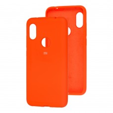 Чехол для Xiaomi Redmi Note 6 Pro Silicone Full оранжевый