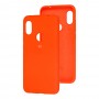 Чохол для Xiaomi Redmi Note 6 Pro Silicone Full помаранчевий