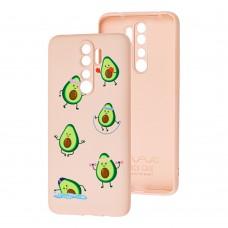 Чехол для Xiaomi Redmi Note 8 Pro Wave Fancy sports avocado / pink sand