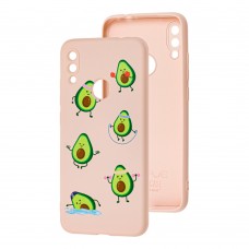 Чехол для Xiaomi Redmi Note 7 Wave Fancy sports avocado / pink sand