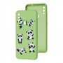 Чохол для Xiaomi Redmi Note 7 / 7 Pro Wave Fancy lovely panda / mint gum