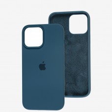 Чехол для iPhone 13 Pro Max Silicone Full синий / cosmos blue 