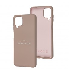 Чехол для Samsung Galaxy A12 / M12 Full Nano I'm Ukrainian pink sand