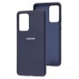 Чохол для Samsung Galaxy A52 Silicone Full темно-синій