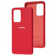Чехол для Samsung Galaxy A52 (A526) Silicone Full красный / rose red