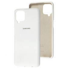 Чехол для Samsung Galaxy A12 (A125) Silicone Full белый