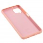 Чохол для Samsung Galaxy A12 (A125) Silicone Full рожевий / pudra