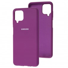 Чехол для Samsung Galaxy A12 (A125) Silicone Full фиолетовый / grape
